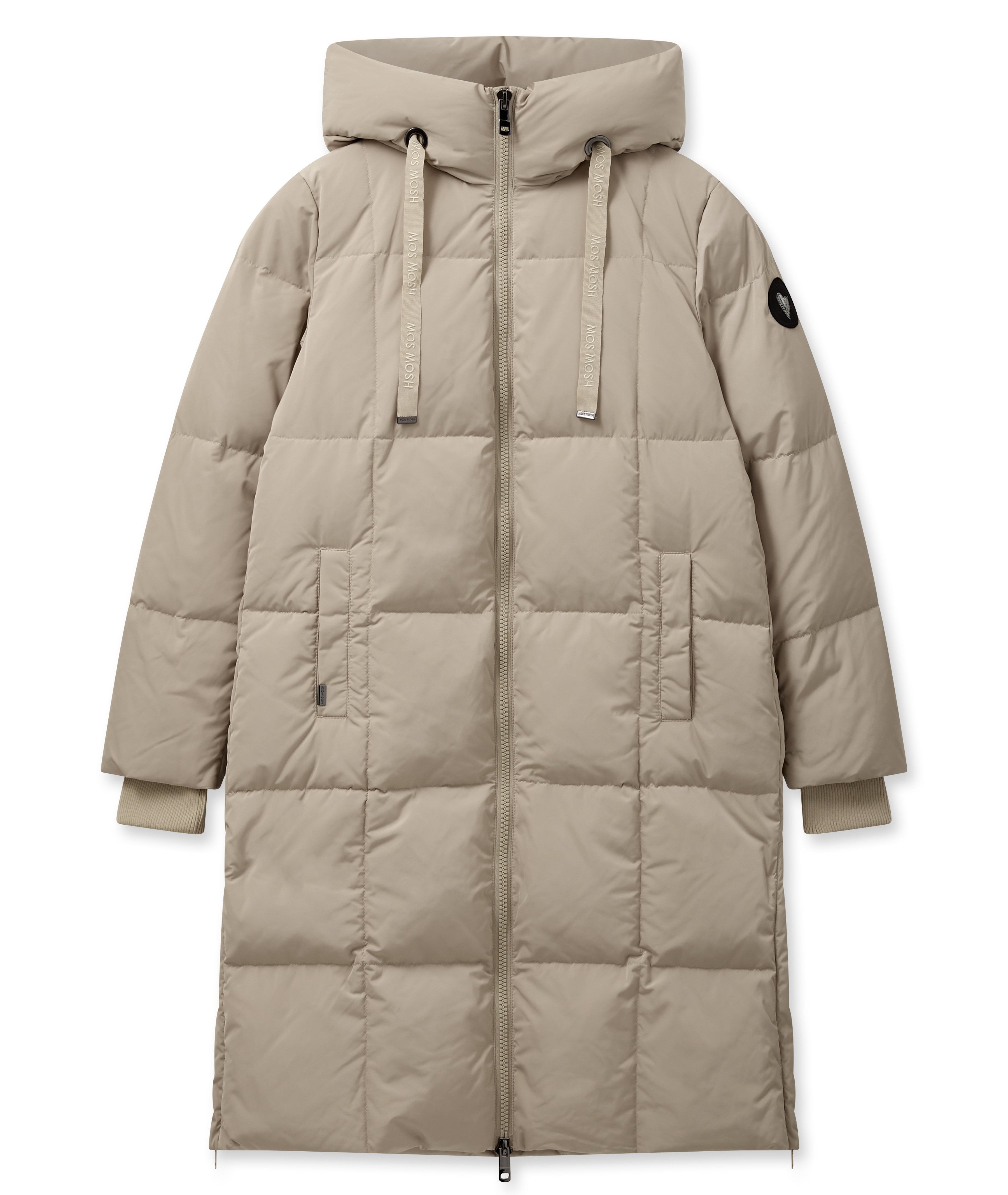 Nova Square dunfrakke - Feather Gray